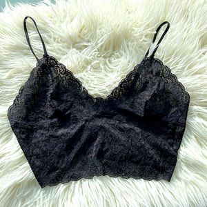 Hillary & Hanson Intimates XL Black Lace Bra
